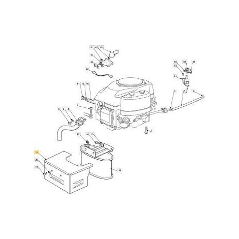 PROTEZ. SILENZIO. ZNN GGP 14 HP ORIGINALE STIGA - 382598039/0