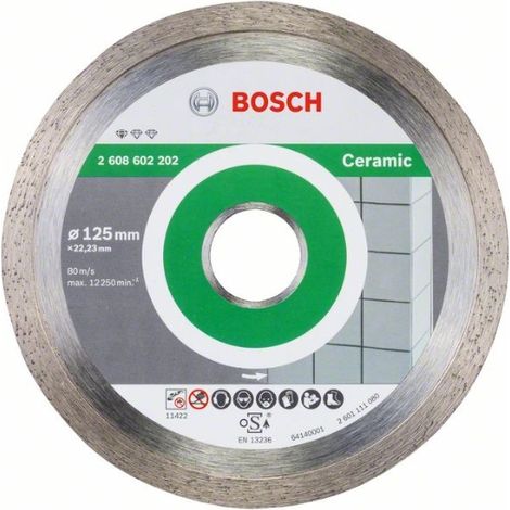 2608602202 - Disco diamantato Standard for Ceramic 125 x 22,23 x 1,6 x 7 mm