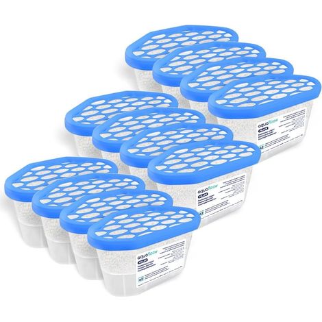12 Recharges Déshumidificateur Granulés Citron 600ml Absorbeur Humidité Neutraliseur Odeurs Pour Salle De Bain Placard (1/5)