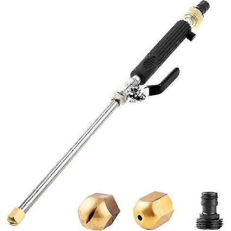 Universal Garden Hose Pressure Washer Attachment, High Pressure Hose Nozzle for Garden Hose, Jet No 25-26 (1/5)