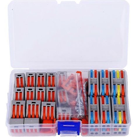 58-teiliges Kompakt-Verdrahtungsverbinder-Set mit Leitern (PCT 11–28 AWG) und Halterungsschrauben für Motoren (1/4)