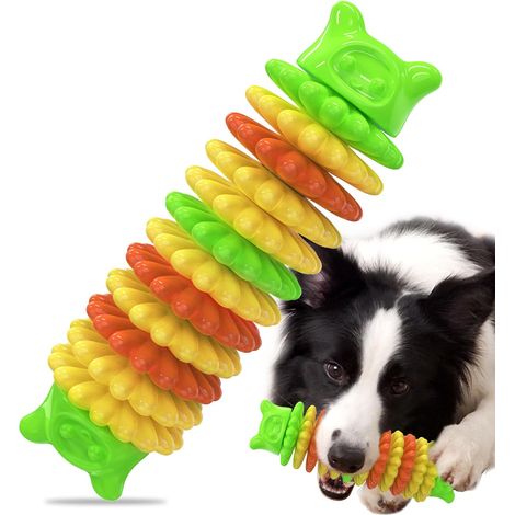 Jouets à mâcher pour mâcheurs agressifs, jouets durables pour chiens de grande, moyenne et petite race, jouet de dentition indestructible, jouets d'extérieur pour chien, vert (1/5)