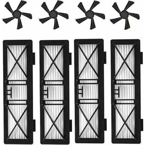 Ultra Performance Filter- und Seitenbürsten-Ersatzset für Neato Connected D3 D4 D5 D6 D7 Botvac D75 D80 D80 Series und Botvac 70e 75 80 85 Robotics (1/4)