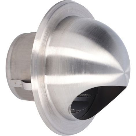 Extracteur d'air inoxydable rond pour mur extérieur, ventilation extérieure 60 mm (1/5)