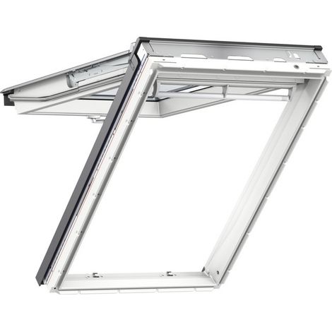 Fenêtre de toit VELUX à projection - Tout confort - Finition blanche - 78 x 140 cm - GPL MK08 0057