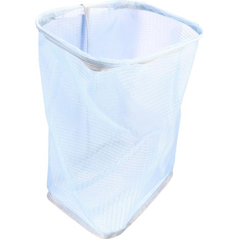 Panier à Linge Mural Facile à Nettoyer Pliable en Tissu Nylon Bleu Structure en Fer pour Salle de Bain et Rangement du Linge Sale (1/5)