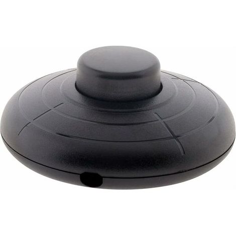 Interrupteur à pied pour luminaire - Noir (1/4)