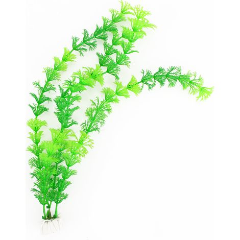 Plante d'herbe d'eau artificielle, décor de paysage d'aquarium de pelouse d'aquarium (1/5)