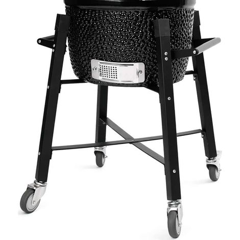 Chariot à roulettes pour kamado Patton Premium 15" - Noir (1/4)