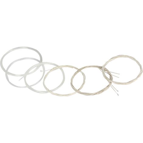 Ensemble de cordes pour Oud en nylon transparent avec alliage cuivre argenté - 12 cordes de rechange (1/5)