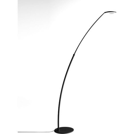 Piantana arco moderna gea luce gpin30 led alluminio dimmerabile allungabile