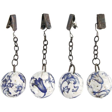 Pesi in ceramica per tovaglie, 4 pezzi. (1/3)