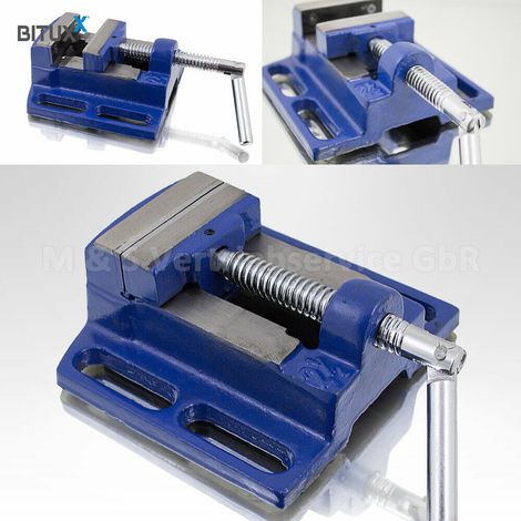 Universal Maschinenschraubstock 65mm Schraubstock Säulen Tisch Stand Bohrmaschine