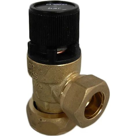 Reliance PREL355013 RWC Pressure Relief Valve Captive Nut 8 Bar 15mm x 3/4  Genuine Replacement Spare Part (1/2)