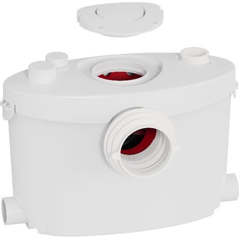 WC broyeur adaptable silencieux très puissant 700 watts, Broyeur sanitaire BSF-700-UP salle de bain WC, Trappe de maintenance, marque Française BSF (1/5)