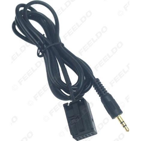 Compatible avec les câbles audio BMW Z4/E85/E86/X3/E83, convertisseur d'entrée audio AUX mâle
