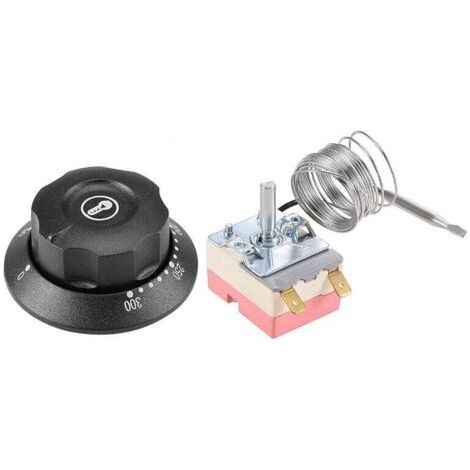 250V 16A 50-300C Contrôle Température Interrupteur Thermostat Capillaire pour Four Réfrigérateur Chauffage 2m (1/3)