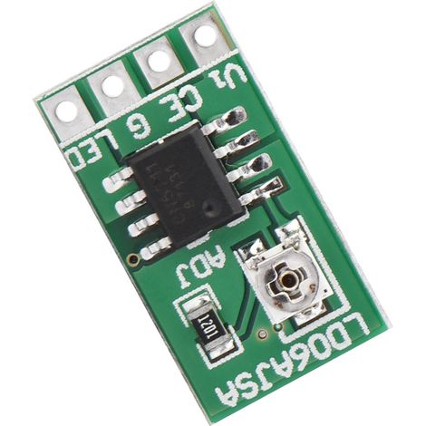 Module de pilotage de LED 3,3 V/3,7 V/5 V CC, courant constant réglable de 30 à 1500 mA, pour batteries Li-ion 18650.