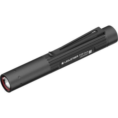 Ledlenser P2R Core 2020 torcia s tilo LED Ricaricabile, 110 Lumen, Leggera, autonomia fino a 7h, Fascio da 90 m, Tascabile, impermeabile IP54, Passeggiate col Cane, Escursionismo, Campeggio
