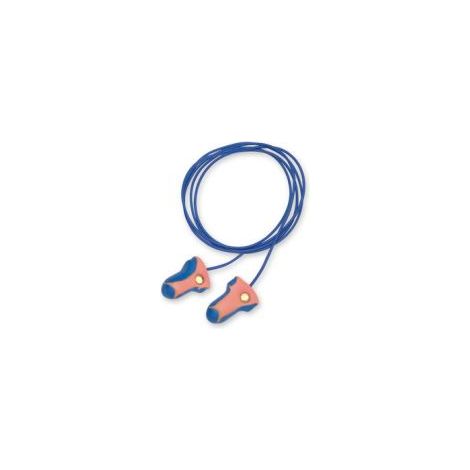 Bouchons d'oreilles cordés Honeywell Safety Bleu, Rouge ( Prix pour Paquet de 100 Paires )