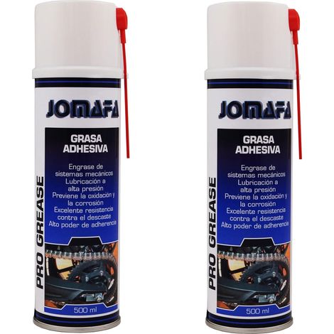Grasa Cadenas motos, sistemas mecánicos...Grasa Adhesiva 500 ml X2 uds