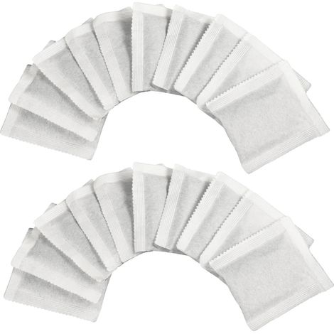 Filtres à distillation de charbon actif, pack de 20, purification de l'eau efficace, BLANC (1/2)