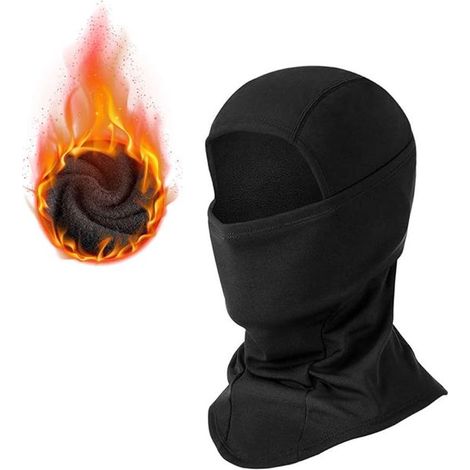 Maschera per il viso，scaldacollo termico，maschera per il viso completamente calda，traspirante ed elastica per uomo e donna，ideale per autunno (1/5)