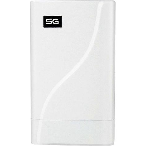 Routeur 5G extérieur avec port LAN, antenne cellulaire à gain élevé, CPE IP67, modem 5G/4G LTE, emplacement pour carte SIM, alimentation PoE (1/5)