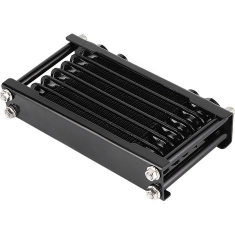Universeller schwarzer Motorölkühler für 50-300 cm³ Motocross-, ATV- und Quad-Bikes
