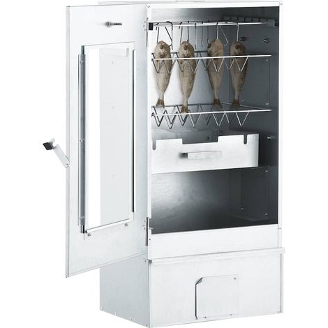Maison Exclusive - Forno Affumicatore BBQ Generatore Fumo Freddo Acciaio Zincato