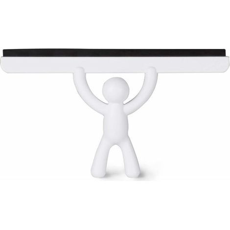 Raclette de douche, coloris blanc, dimension 25 5x14 5 cm, Versailles (1/5)