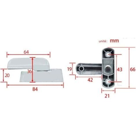 Set mit 4 Schlössern, Riegeln und Türgriffschlössern für mehr Sicherheit im Haus – Zusätzlicher Ersatz für Türen, Schränke und Fenster (1/4)