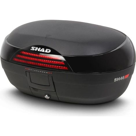 Bauletto posteriore per moto Shad SH46 nero (1/4)