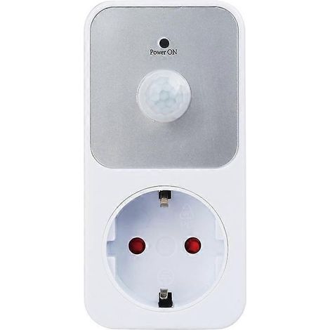 Douille à détecteur de mouvement PIR 110-240 V, détection infrarouge PIR grand angle 120°, induction automatique, prise UE (1/4)