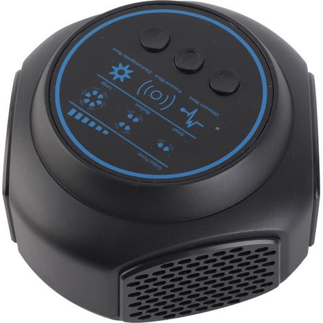 Répulsif à ultrasons électrique anti-rongeurs rats souris sans cruauté élimine cafards mouches moustiques intérieur noir ABS 12x7.5cm 300m² 1 pièce (1/4)