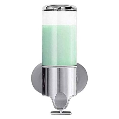 Soap Dispenser Shower Manual Pressing Head Liquid Shampoo and Soap Dispenser for Bathroom Kitchen Marketplace Hotel (Transparent, 500ml) (1/4)