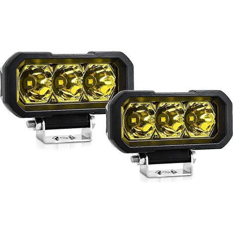 5-Zoll-LED-Arbeitsscheinwerfer, Nebelscheinwerfer, Fernscheinwerfer, schwarz (1/5)