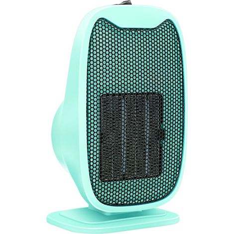 Mini chauffe-air portatif ventilateur bureau chauffage four radiateur chauffage hiver chambre chauffage PTC fil chauffant chauffage (1/5)