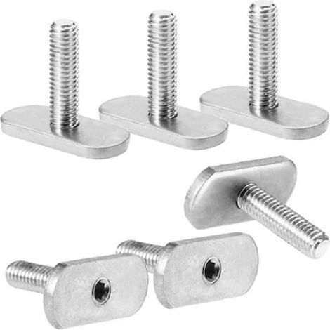 Lot de 6 vis M6 en acier inoxydable pour rails de guidage de kayak et canoë, accessoires pour bateaux. (1/5)