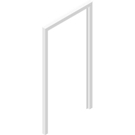 VETRO System-Türzarge Alu 1123 x 2700 mm, DIN-Rechts