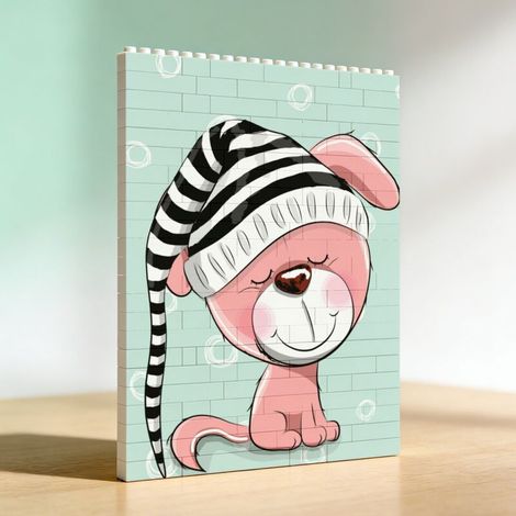 Cadre en blocs et briques à faire soi-même, cadeaux pour anniversaire et anniversaire (1/5)