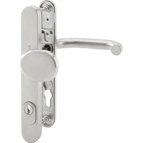 HOPPE® Schutz-Wechselgarnitur mit Schmalschild Paris E86G/3359ZA/3357N/138GF, ES 1 (SK2), Edelstahl, 2203901 (1/3)