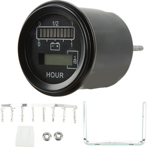24V indicateur de batterie rond 10 niveaux LED pour chariot élévateur électrique 803RB2448BCJ301O (1/5)