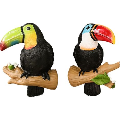 Außendekoration Papageien Outdoor Statuen für den Garten