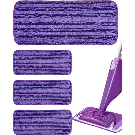 4 lingettes Swiffer WetJet - Microfibre lavable - Recharge (1/5)