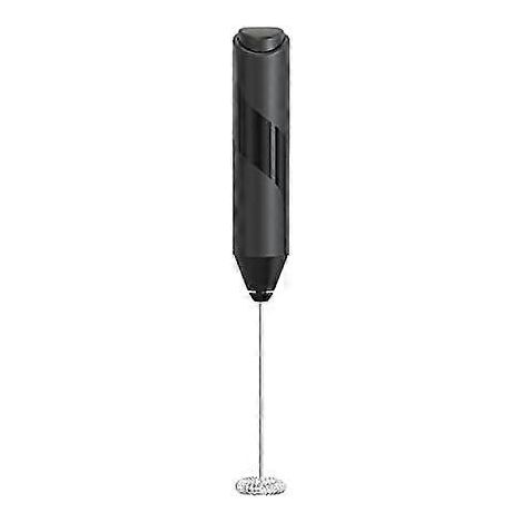 Mousseur à lait portable Mousseur à café à piles Mousseur à lait avec fouet en acier inoxydable (1/4)