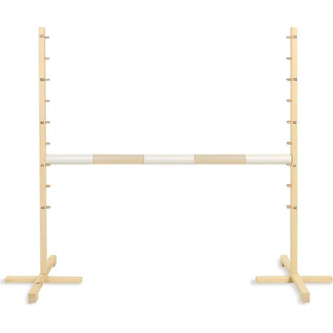 Obstacle de saut pour cheval de loisir 120 cm, poutre beige (1/5)