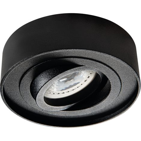 Faretto da soffitto Kanlux MINI BORD nero rotondo GU10 (1/5)