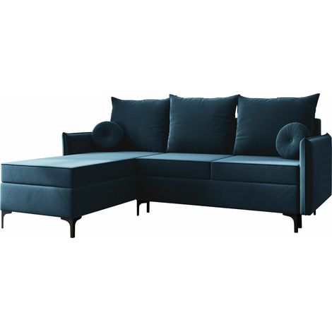 Sofá rinconero Clovis 112, Manila 25, Función de descanso, Almacenaje, 213x168x101cm, 0 (1/5)