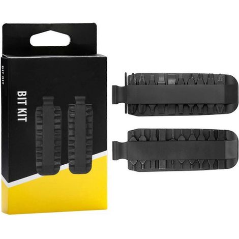 Mini-Bit-Set mit 21 doppelseitigen Schraubendreherbits aus gehärtetem Stahl, Taschenwerkzeug mit Phillips-, Sechskant- und Torx-Schraubendreherbits